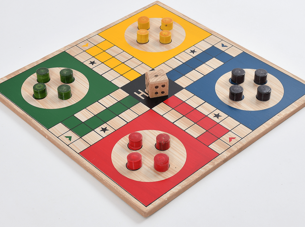 WODDEN 2 IN 1 LUDO AND SNAKE &LADDER GAME - ECOBASKETINDIA