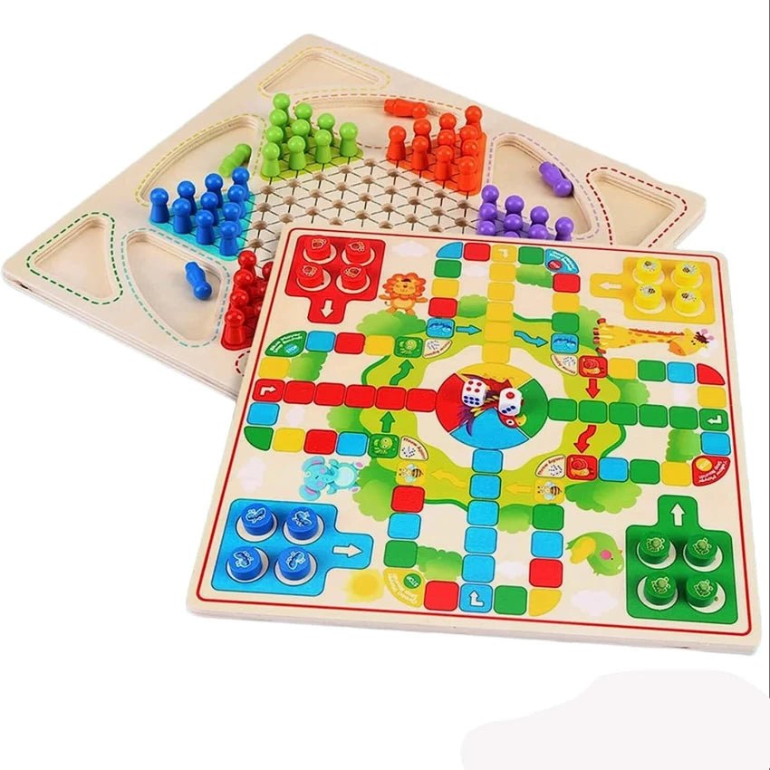 WODDEN CHINESE CHECKER - ECOBASKETINDIA