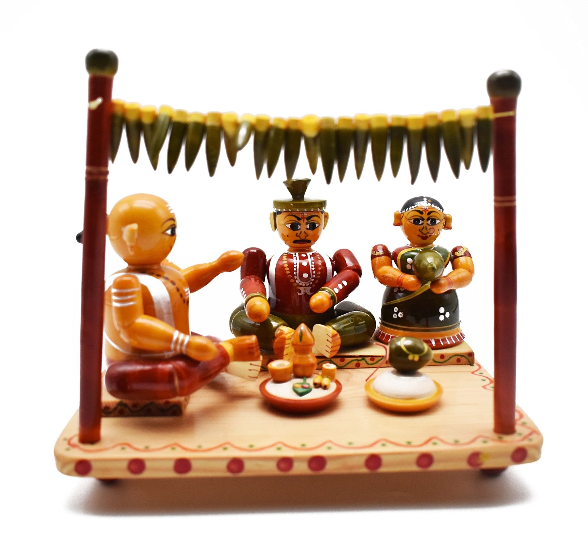 WODDEN PELLI MANAPAM SET - ECOBASKETINDIA