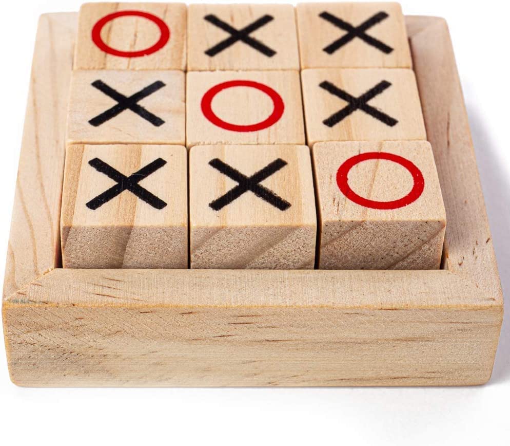 WODDEN TIC TAC TOE - ECOBASKETINDIA