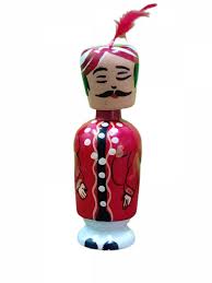 WOODEN AIR INDIA DOLL - ECOBASKETINDIA