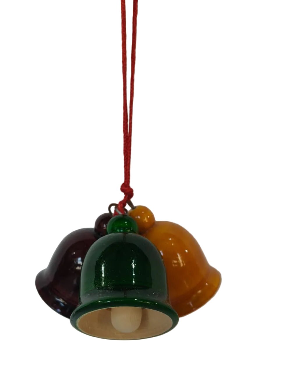 Wooden bells set of 3 - ECOBASKETINDIA