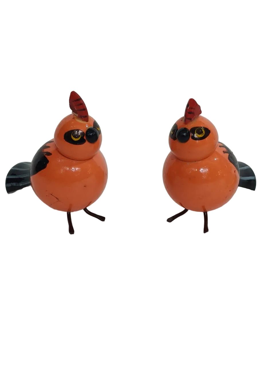 Wooden Birds pair - ECOBASKETINDIA