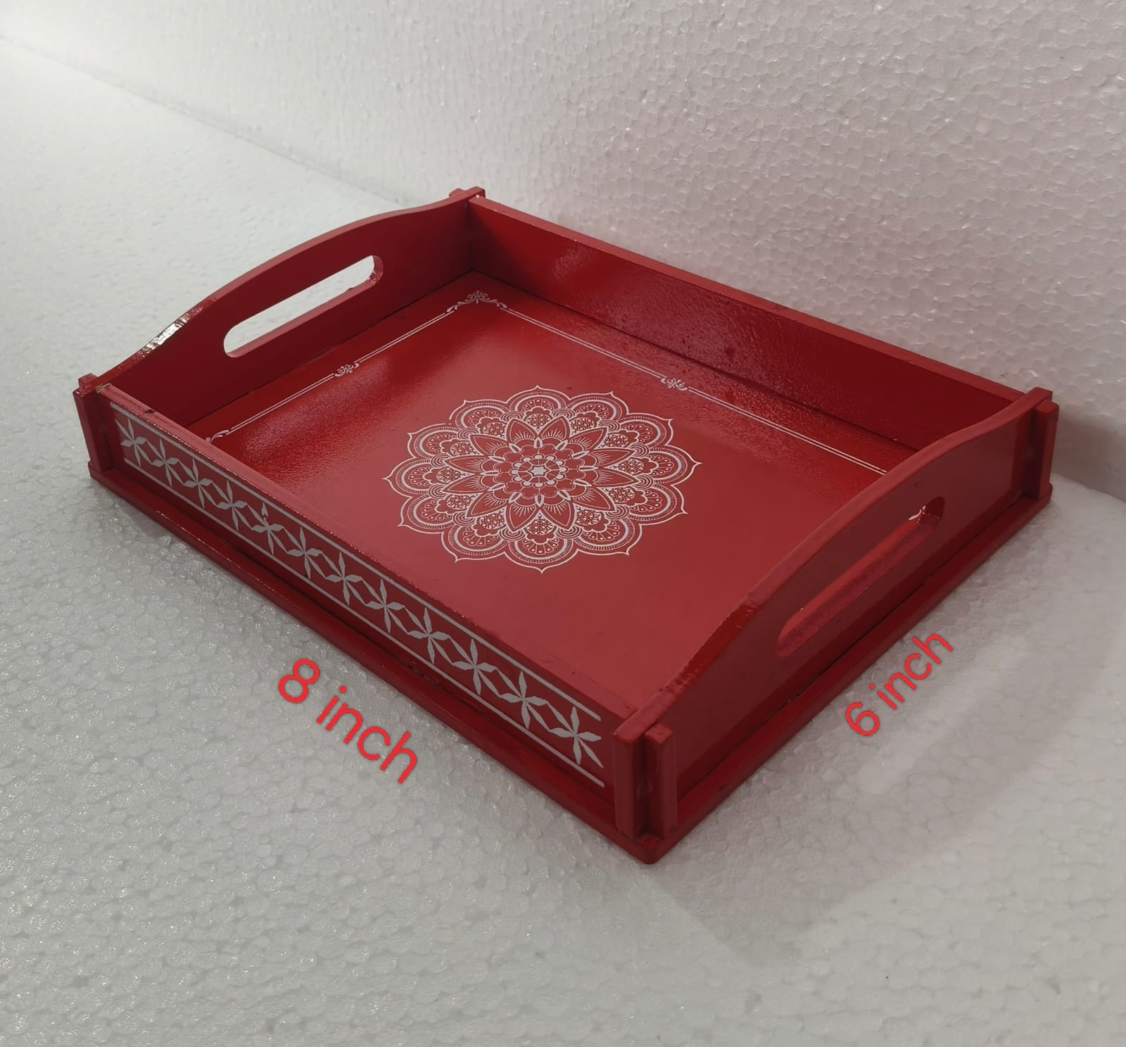 Wooden Decorative Tray - ECOBASKETINDIA