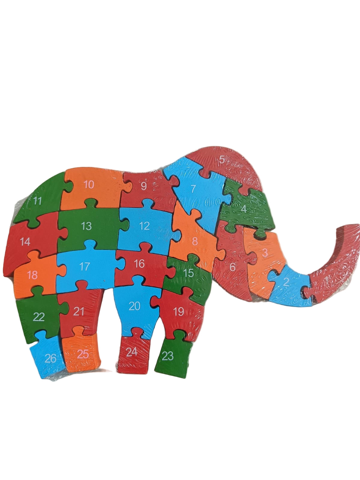 WOODEN ELEPHANT PUZZLES - ECOBASKETINDIA