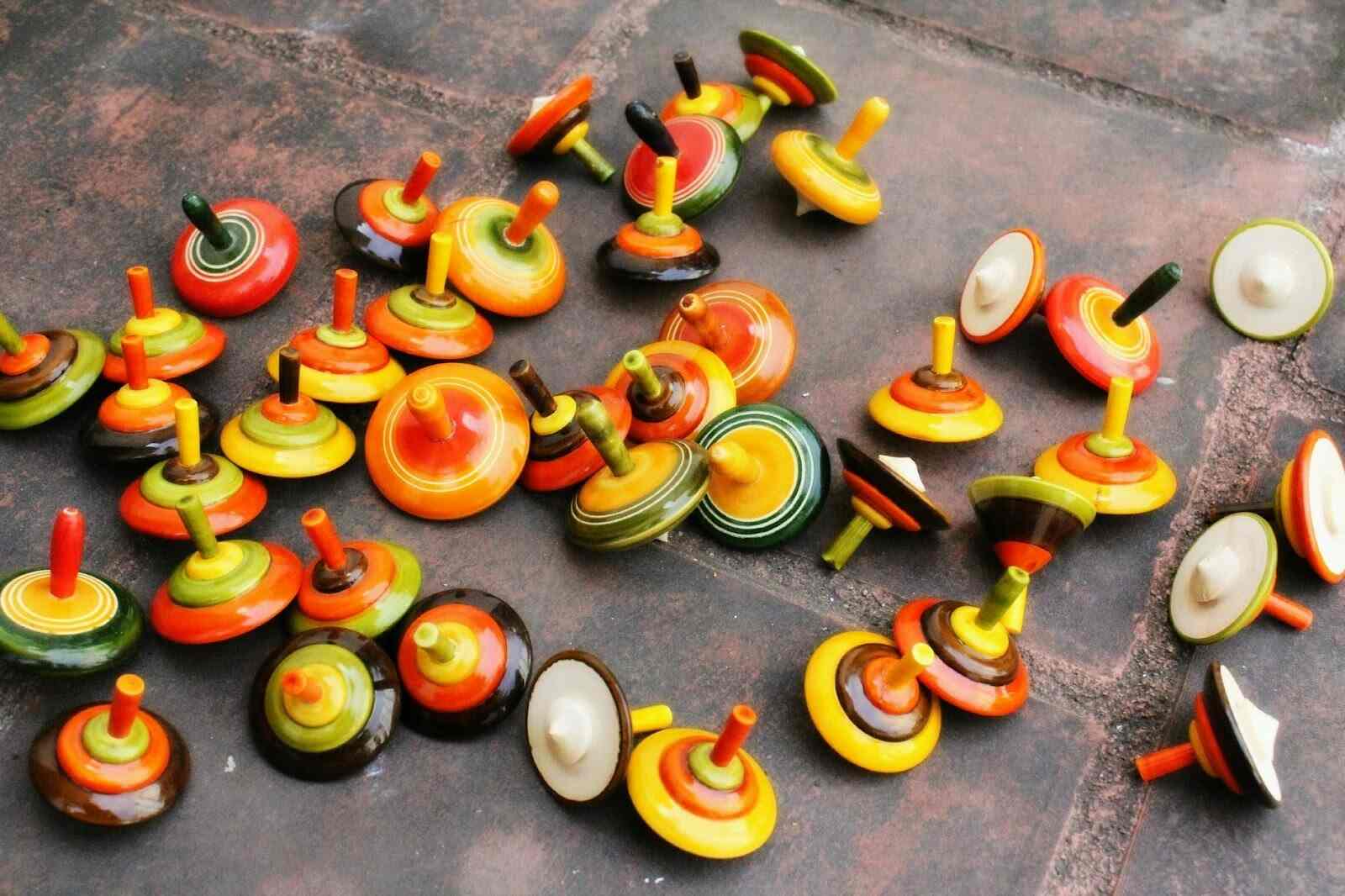 WOODEN FINGER TOP - ECOBASKETINDIA