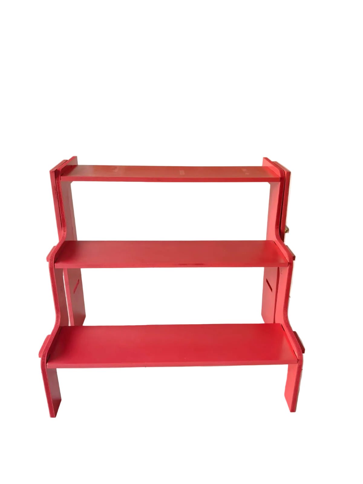 Wooden Golu Stand 3 Steps - ECOBASKETINDIA