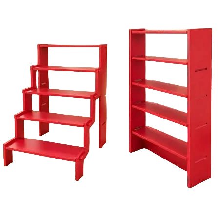 Wooden Golu stand 5 Steps - ECOBASKETINDIA