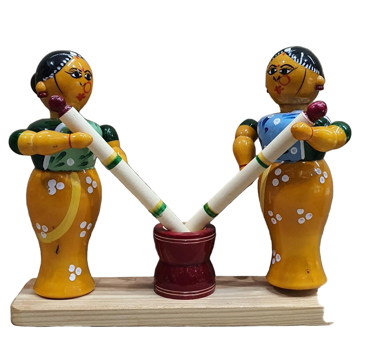 WOODEN KONDAPALLI DANCHARI - ECOBASKETINDIA