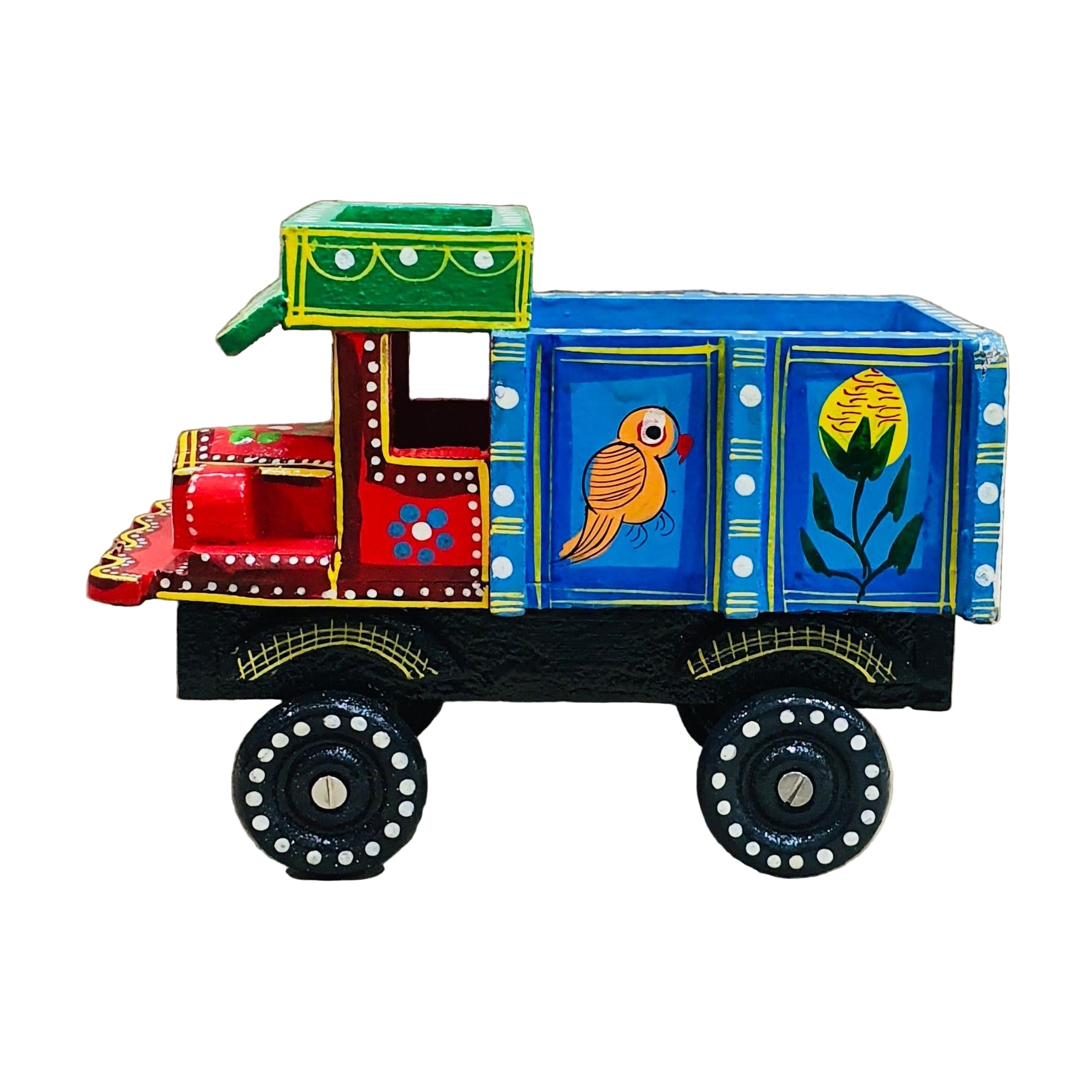 WOODEN KONDAPALLI LORRY - ECOBASKETINDIA
