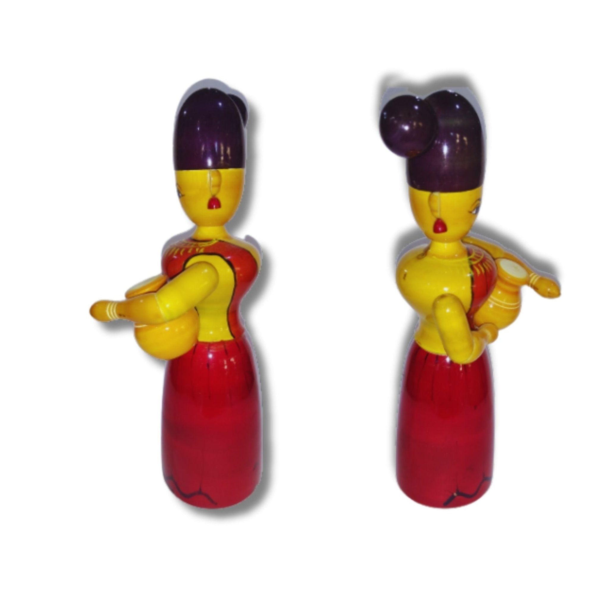 WOODEN KONDAPALLY TRIBAL LADY