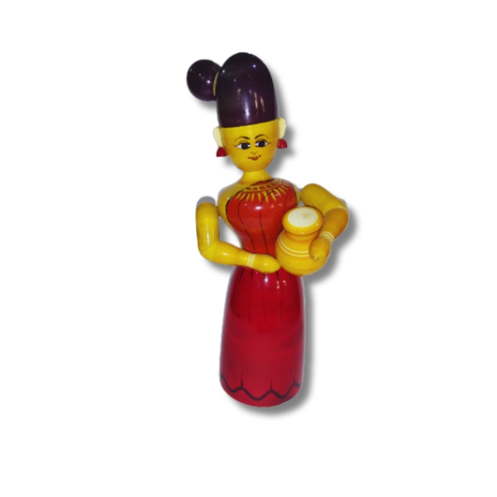 WOODEN KONDAPALLY TRIBAL LADY