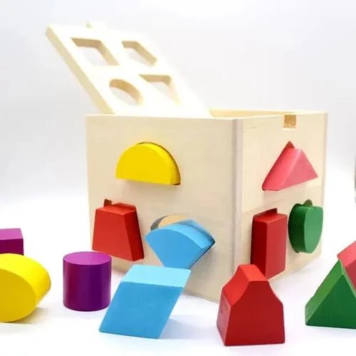 WOODEN MULTIFUNTIONAL INTELLIGENCE BOX - ECOBASKETINDIA