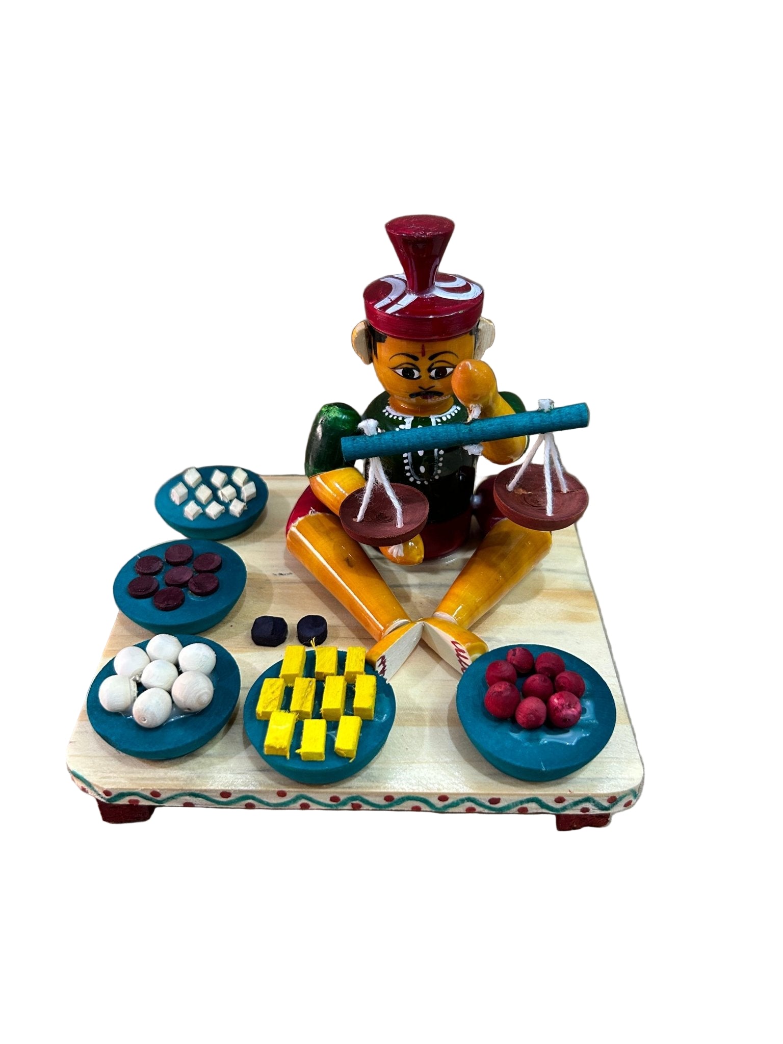 WOODEN SWEETS SELLER - ECOBASKETINDIA