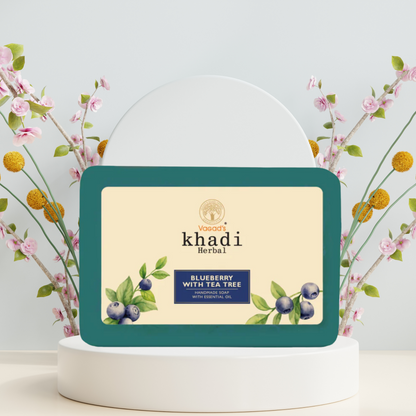 Herbal Blueberry With Tea Tree Hand Made Soap