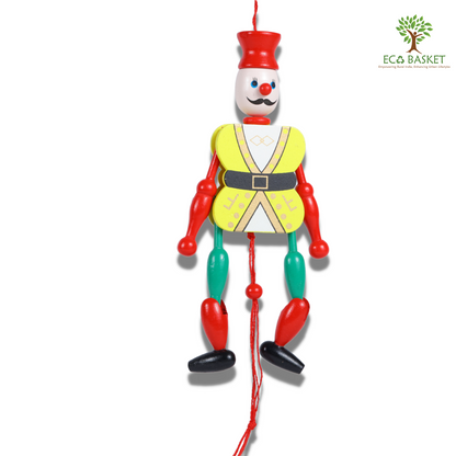 Wooden hanging Joker