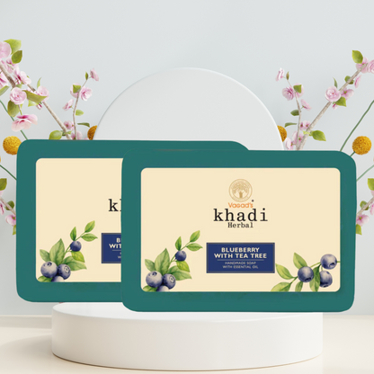 Herbal Blueberry With Tea Tree Hand Made Soap