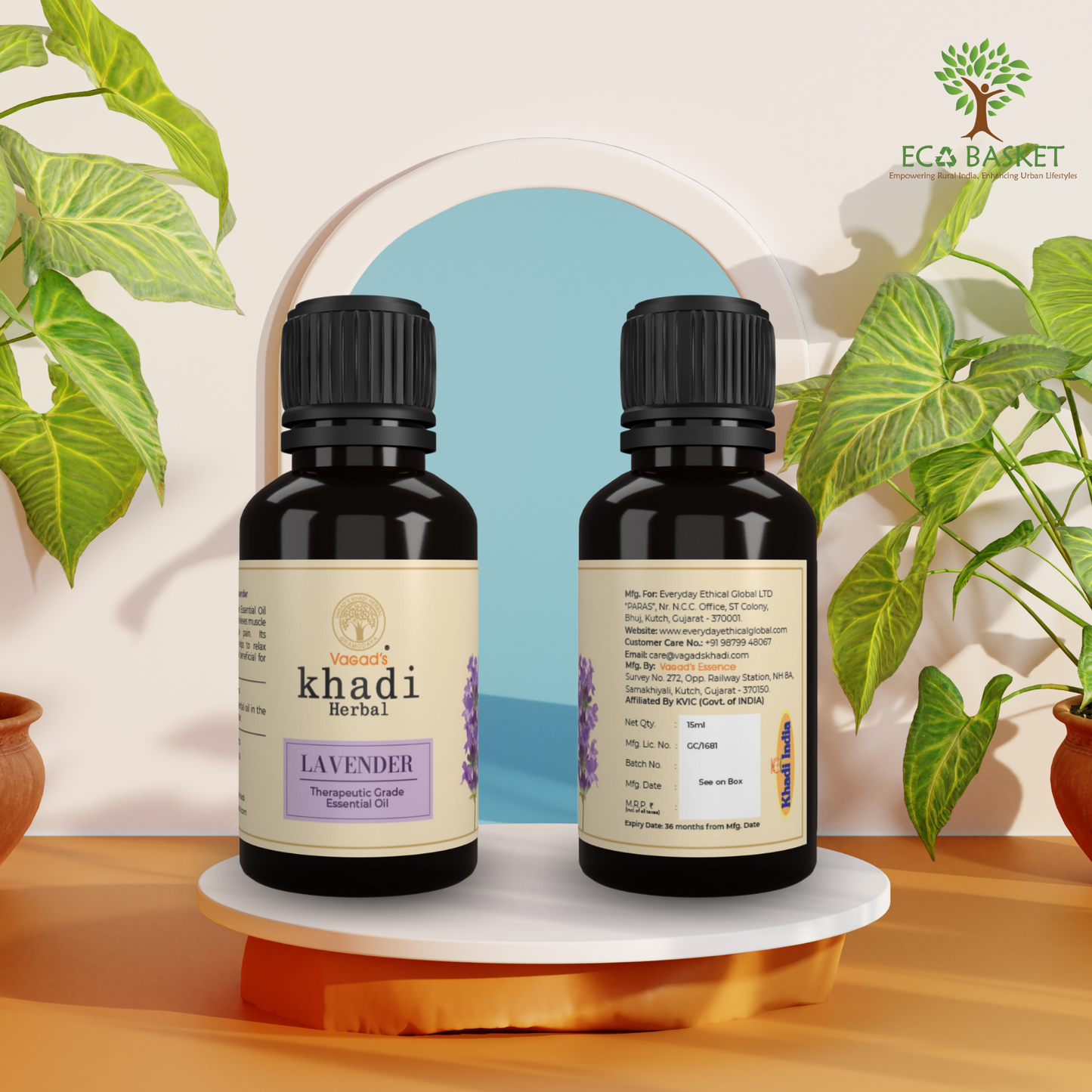 Pure 100% LavenderEssential Oil 15 ml