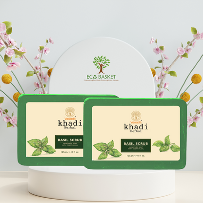 Herbal Basil Scrub Hand Made Soap