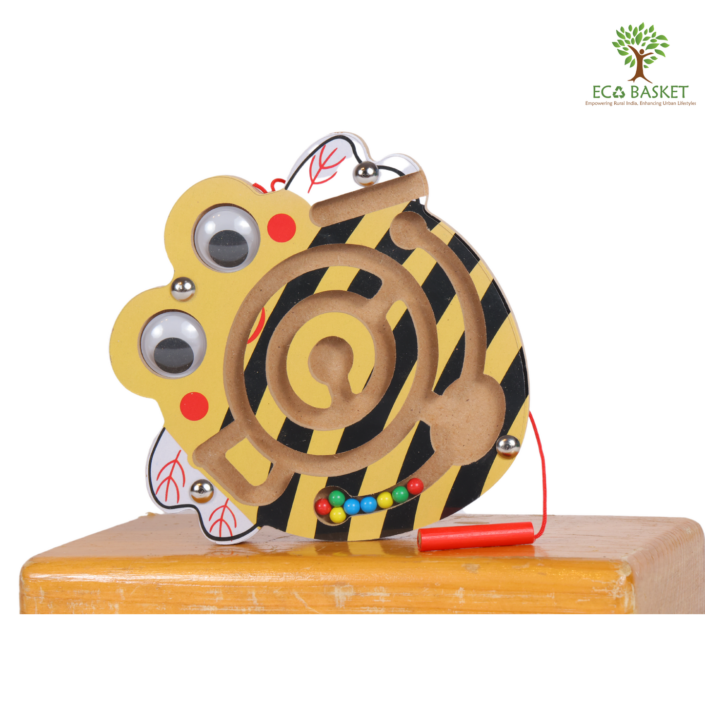 Wooden Magnetic Ball Game Puzzle