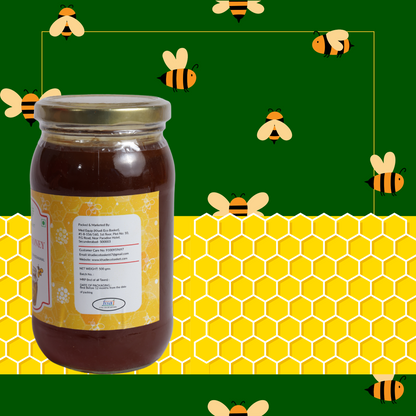 ORGANIC RAW HONEY - 500 GM