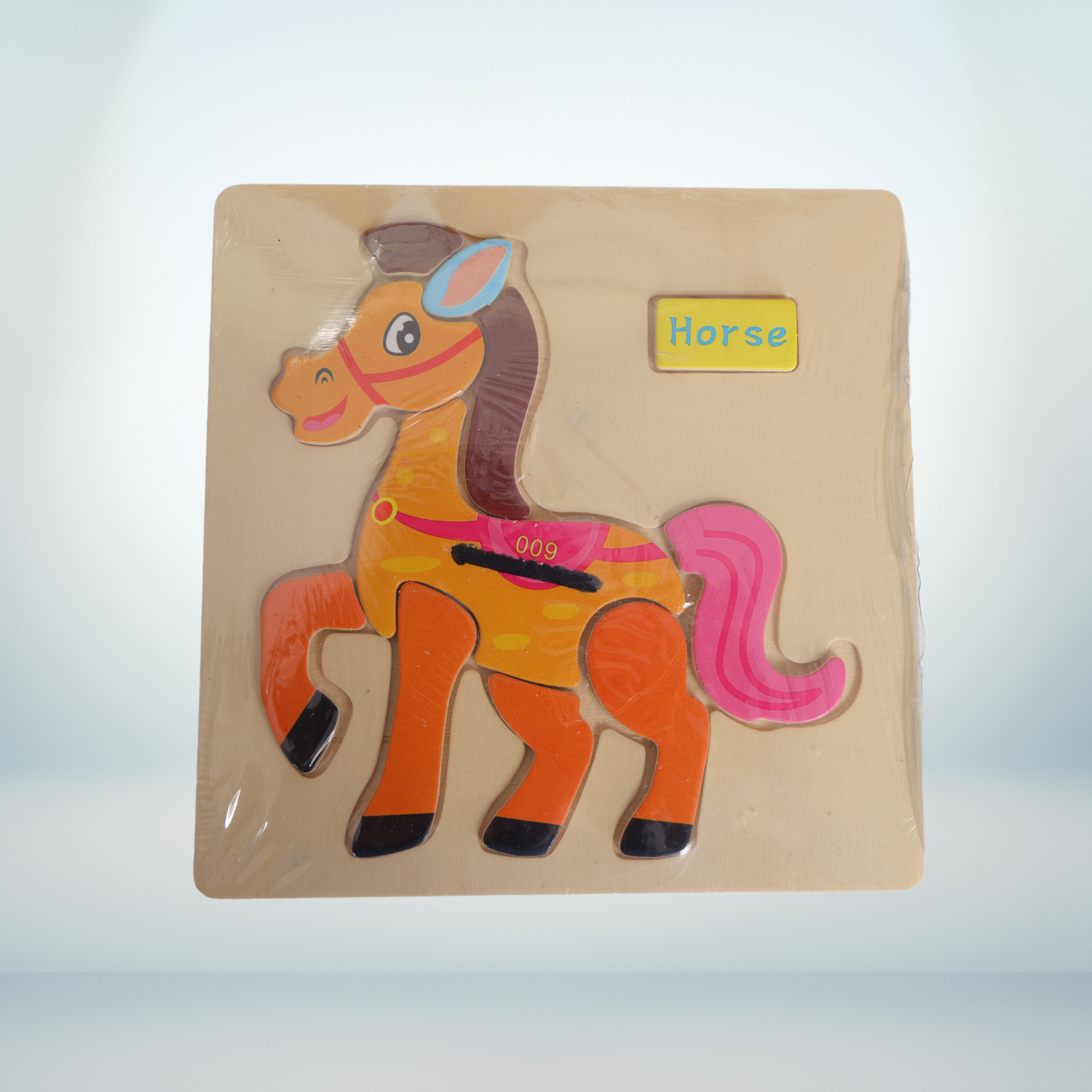 Wooden Animal Puzzle Small Horse
