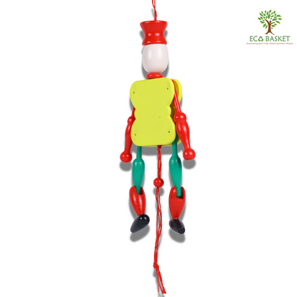 Wooden hanging Joker