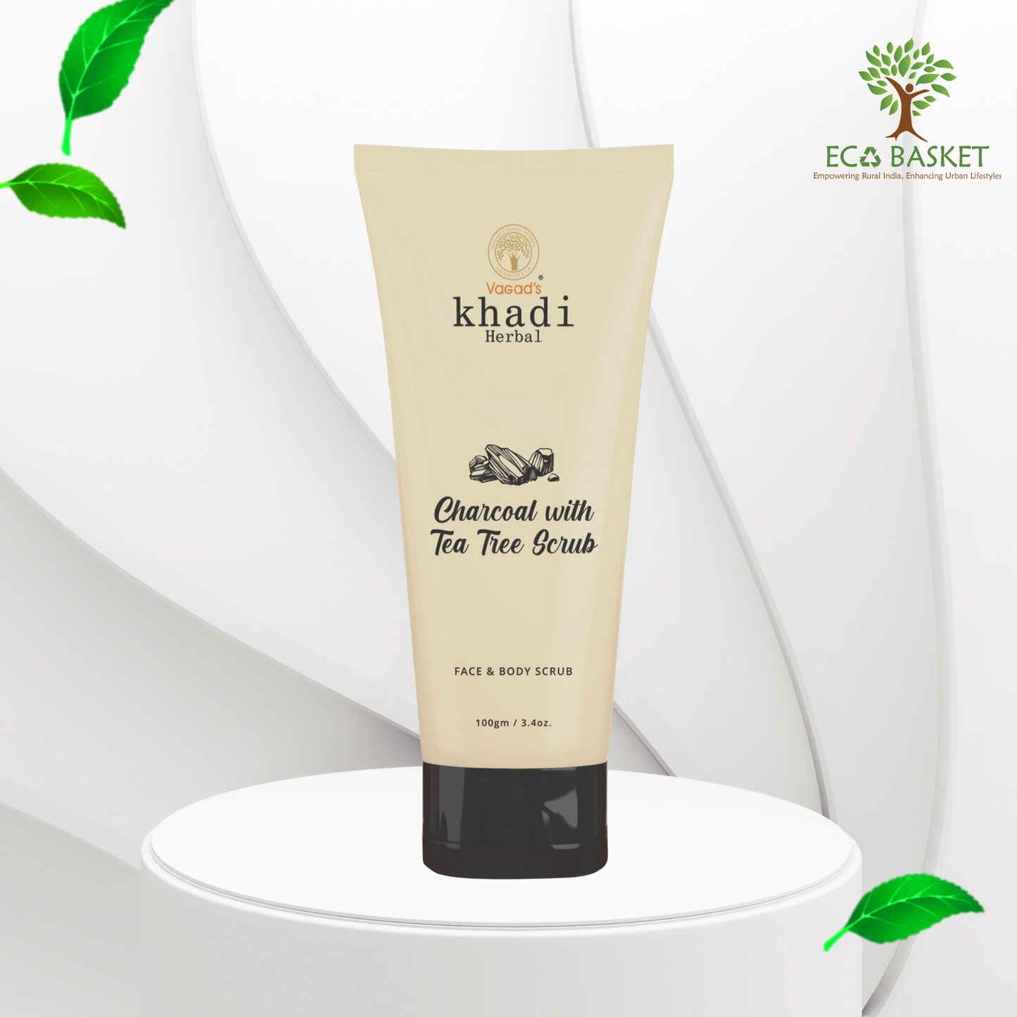 Active Charcoal With Tea Tree Scrub