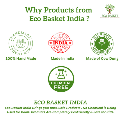 Eco Friendly Diya without Wax - 10 Pcs Pack