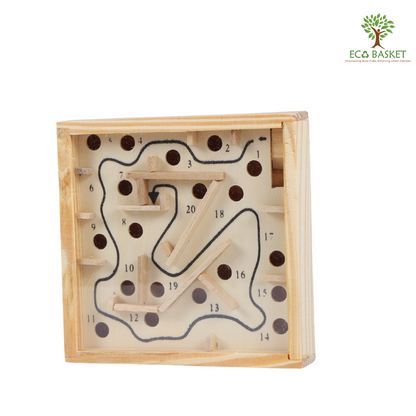 Wooden Ball Square Puzzle