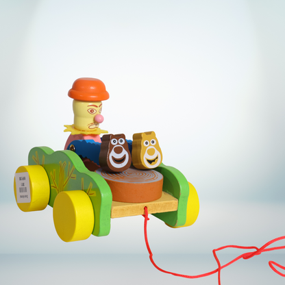 Wooden Drum Animal Joker