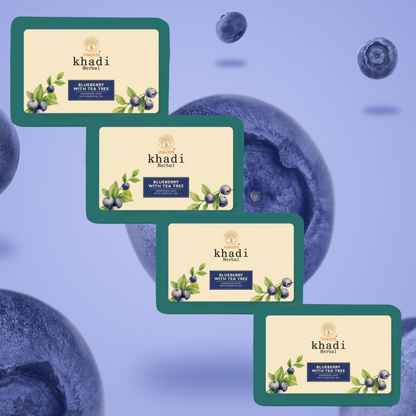 Herbal Blueberry With Tea Tree Hand Made Soap