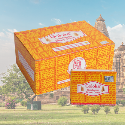 Goloka Basil Nagchampa Dhoop Cones