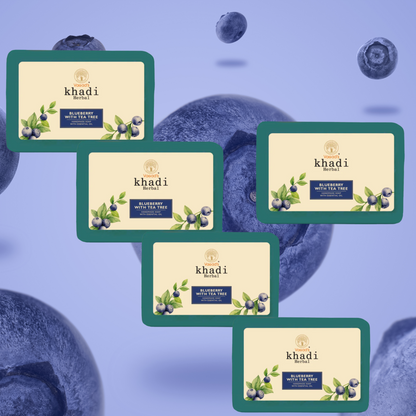 Herbal Blueberry With Tea Tree Hand Made Soap