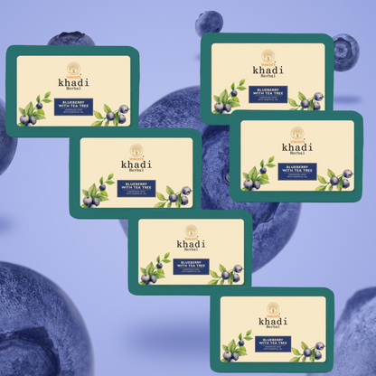 Herbal Blueberry With Tea Tree Hand Made Soap