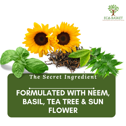 Pure Neem Tea Tree & Basil Hair Oil
