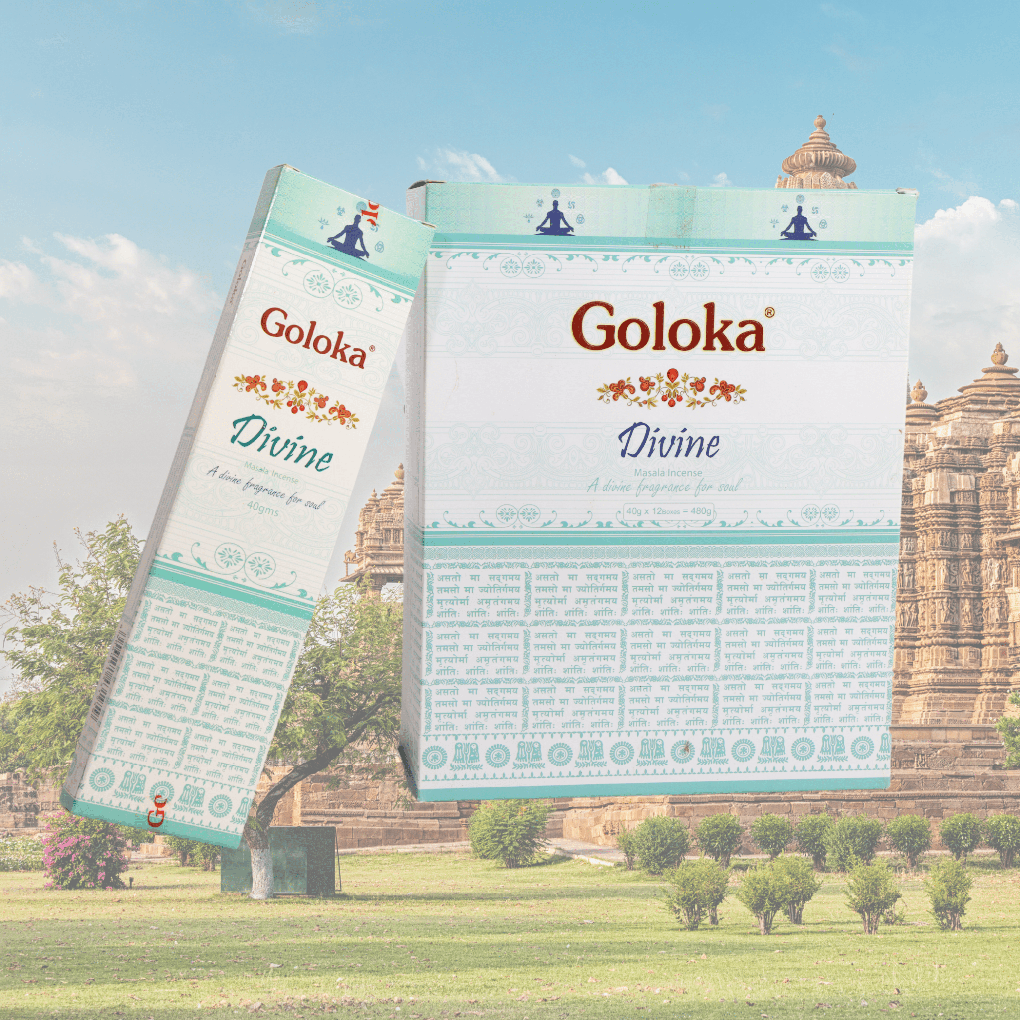 Goloka Divine Incense Sticks - 1 Set - ECOBASKETINDIA