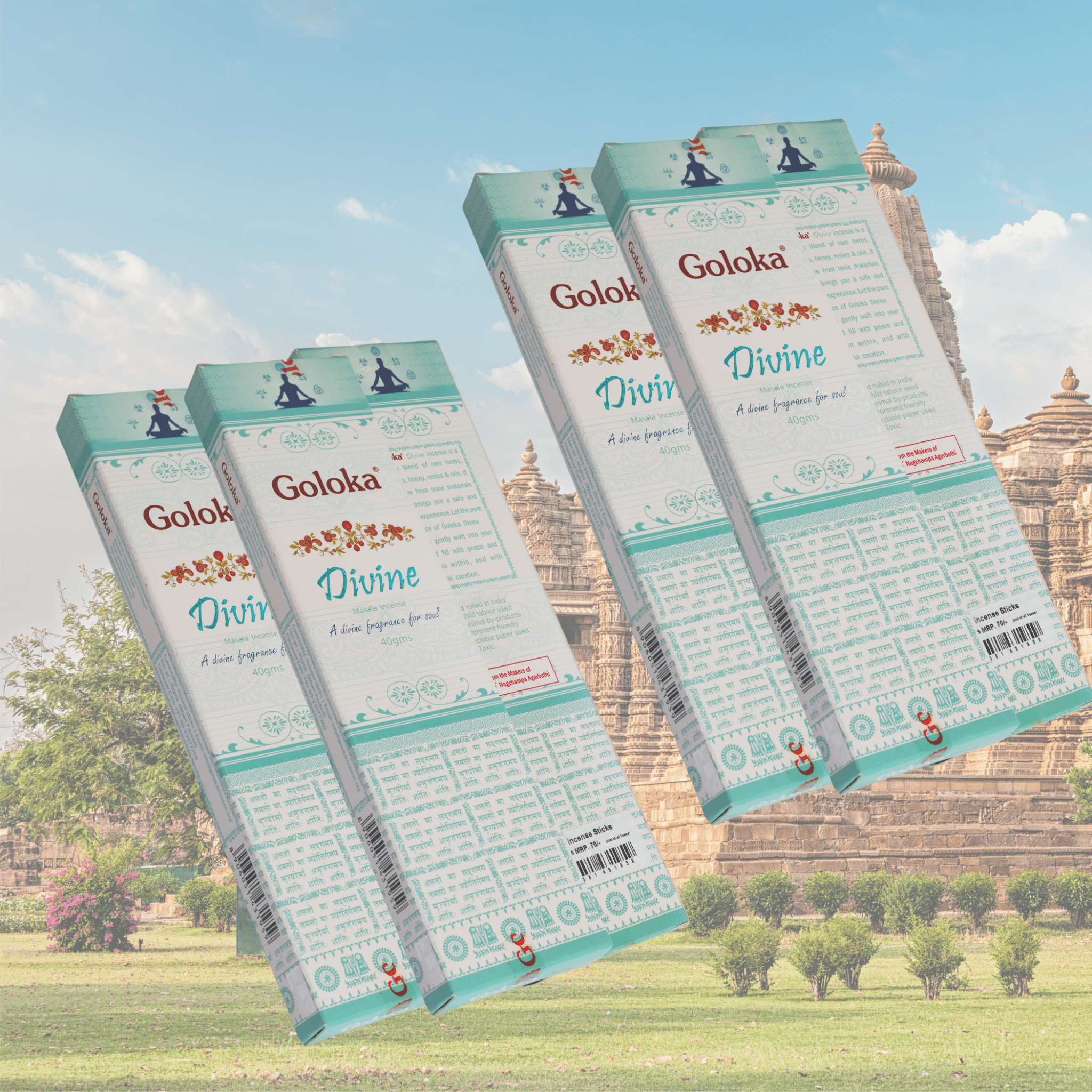 Goloka Divine Incense Sticks - ECOBASKETINDIA