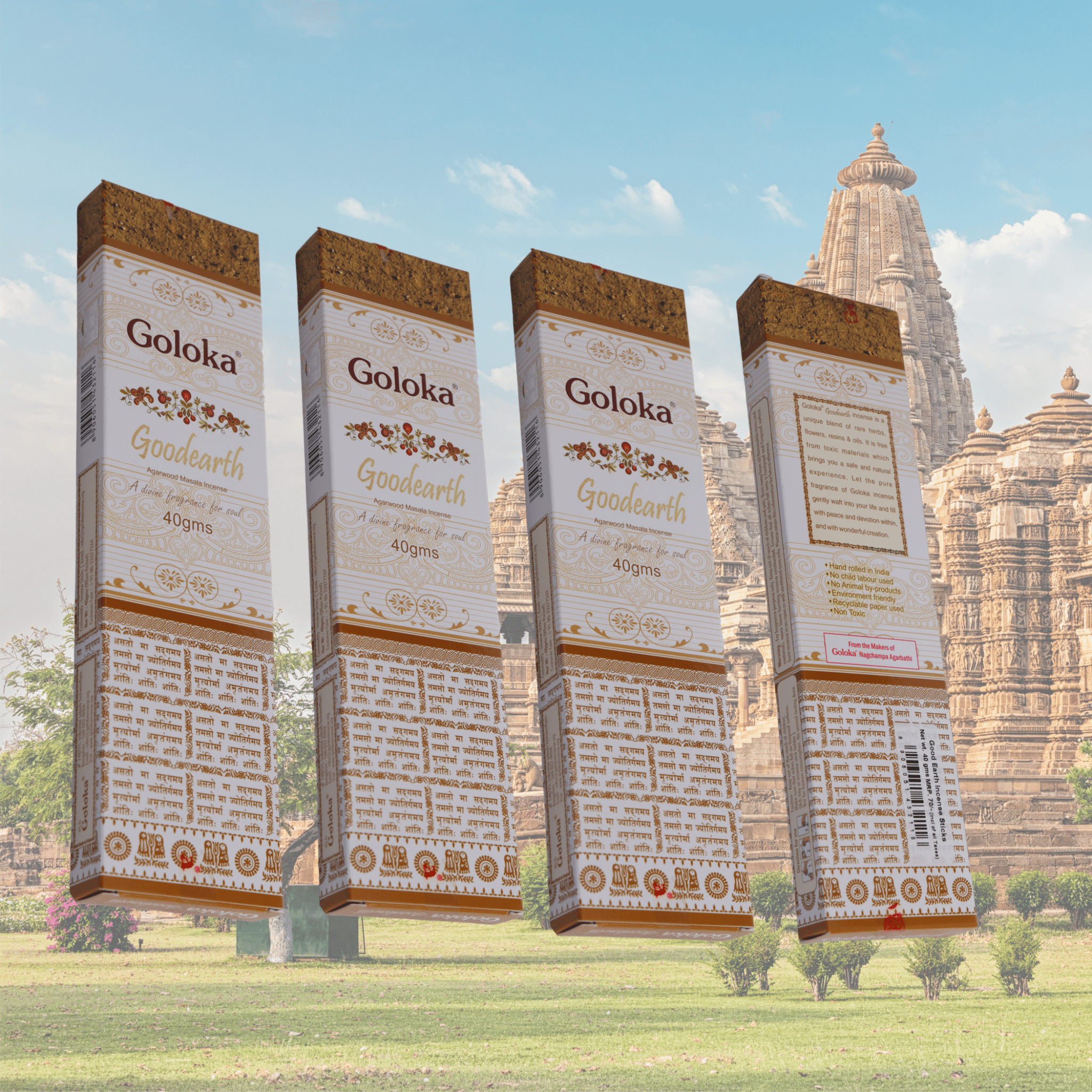 Goloka Earth Incense Sticks