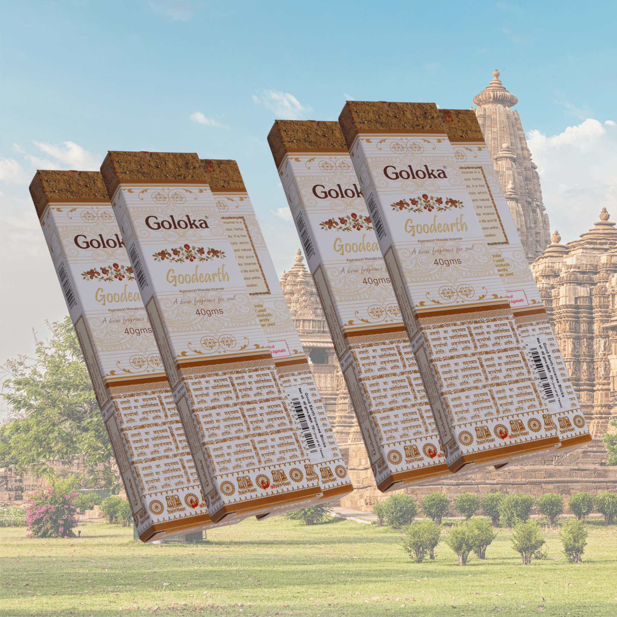 Goloka Earth Incense Sticks - ECOBASKETINDIA