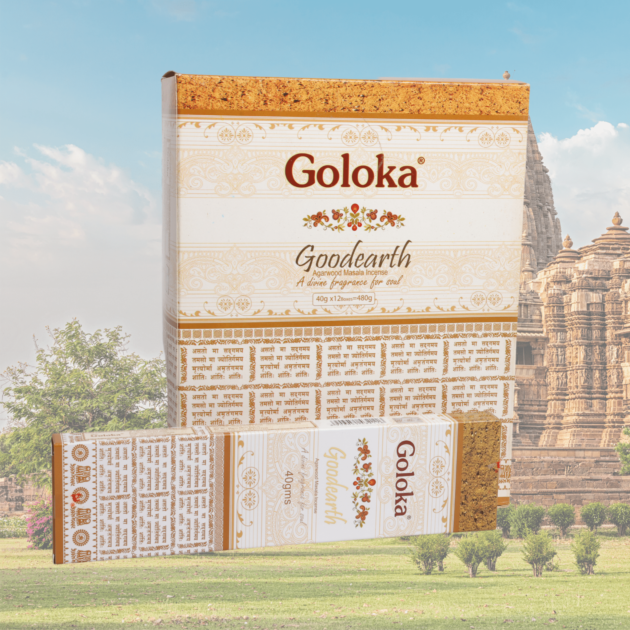 Goloka Good Earth Incense Sticks - 1 Set
