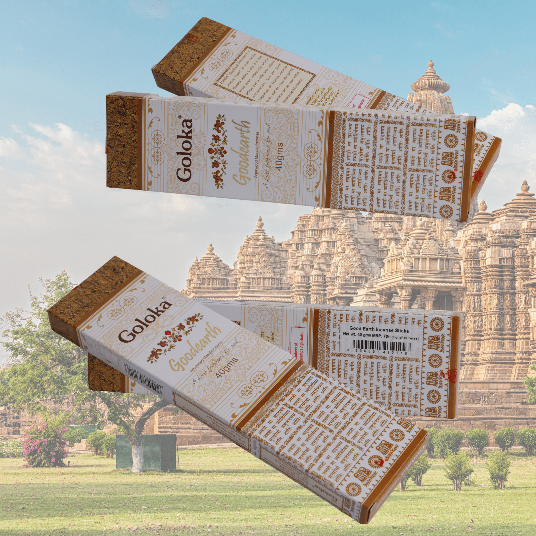 Goloka Good Earth Incense Sticks
