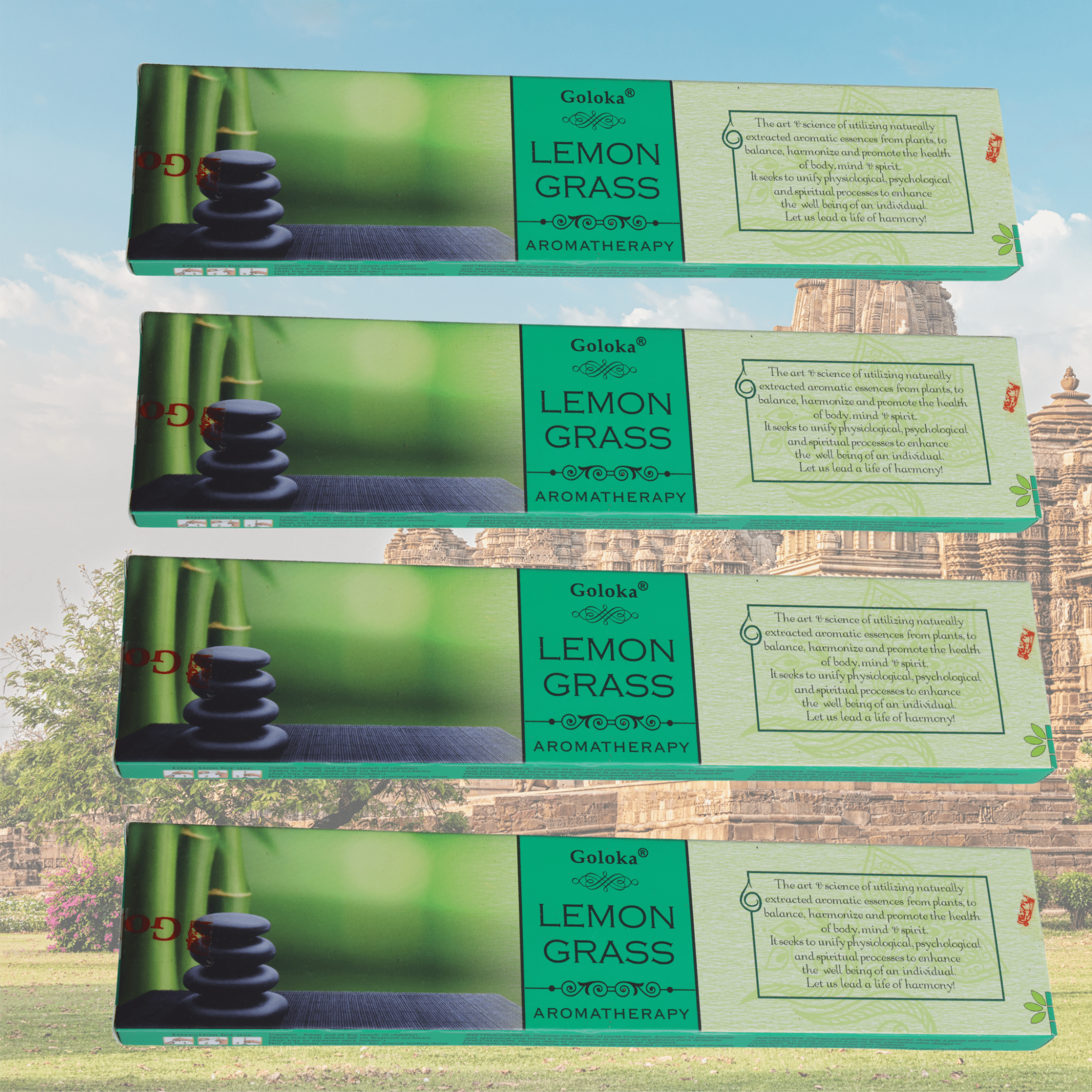 Goloka Lemon Grass Incense Sticks