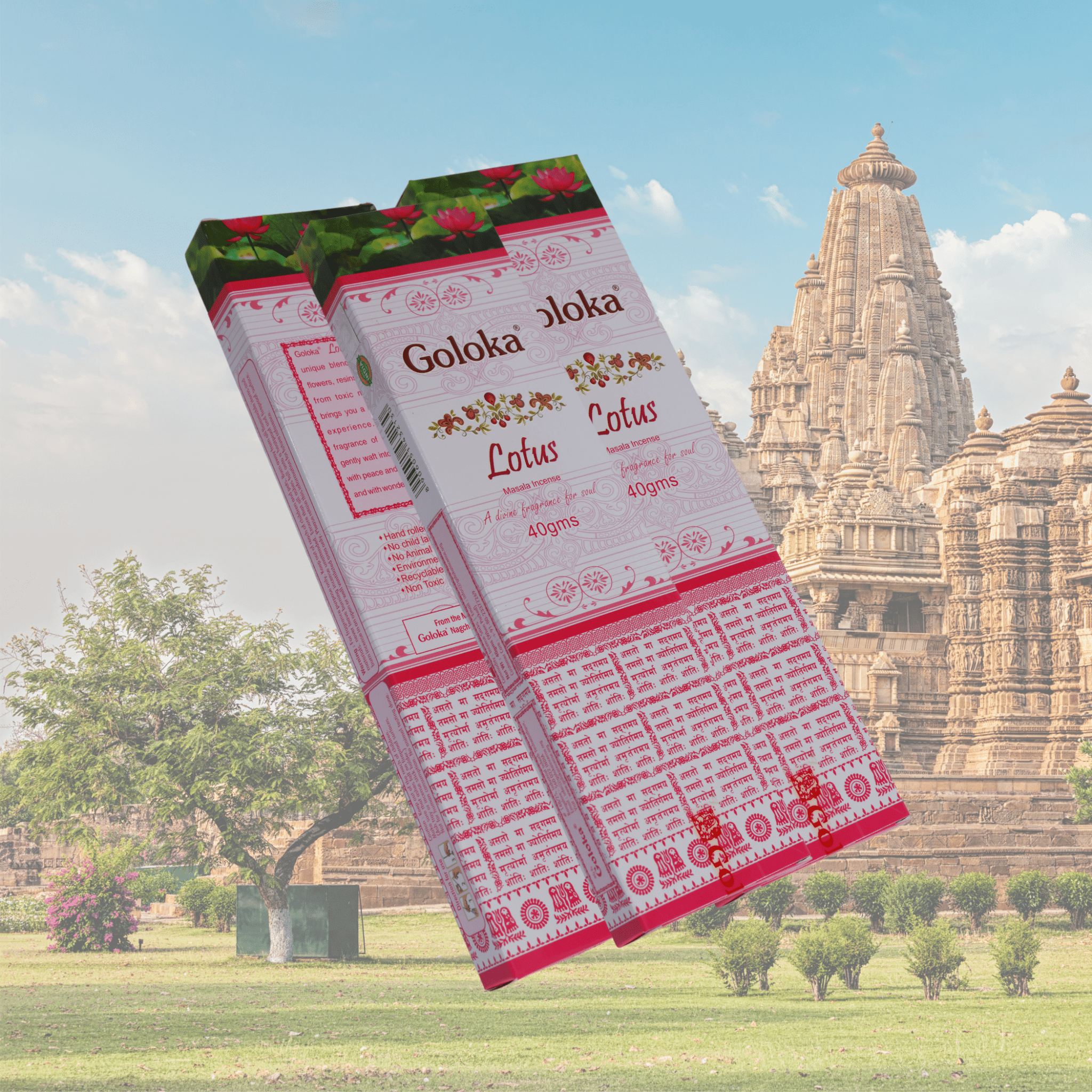Goloka Lotus Incense Sticks