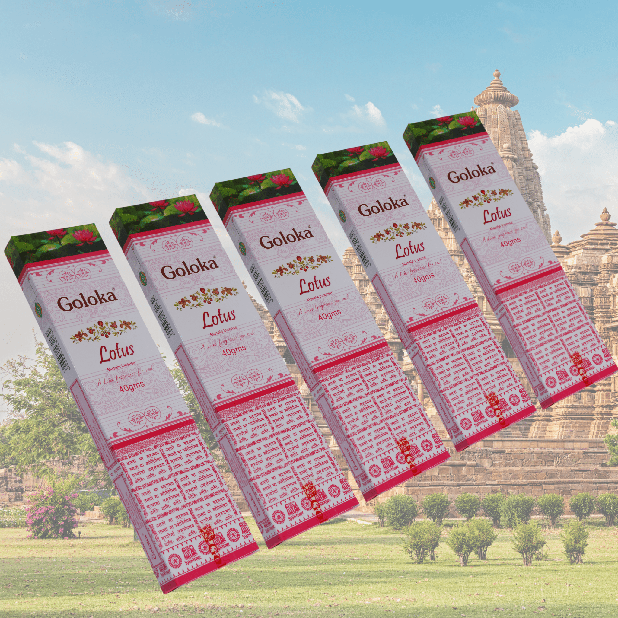 Goloka Lotus Incense Sticks