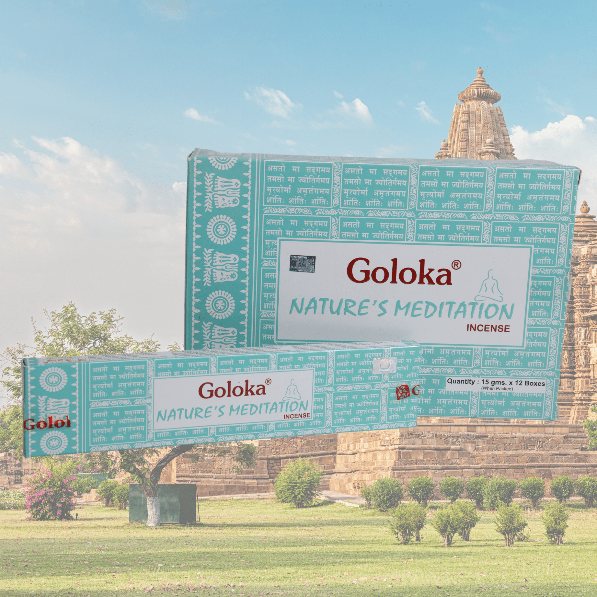 Goloka Meditation Nest Incense Sticks - 1 Set - ECOBASKETINDIA