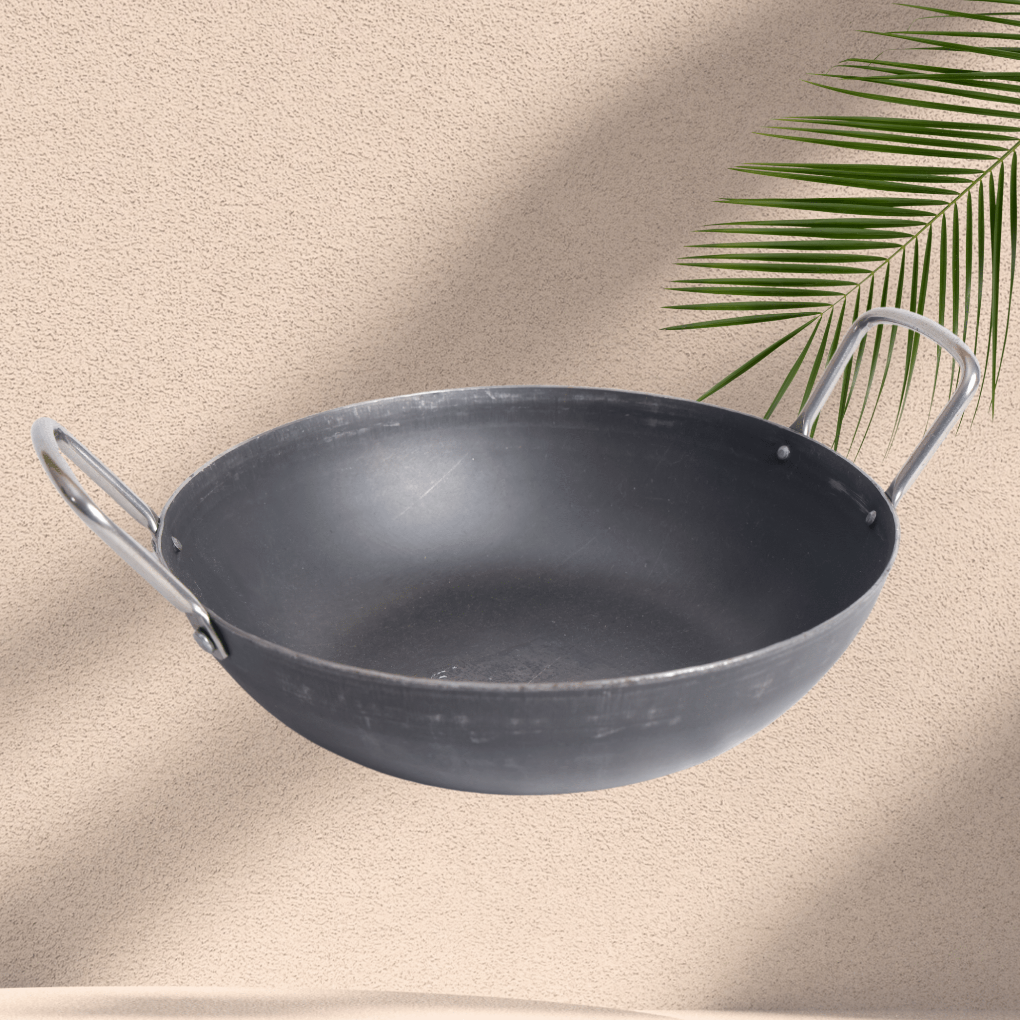 IRON 8 Inch Kadai - ECOBASKETINDIA