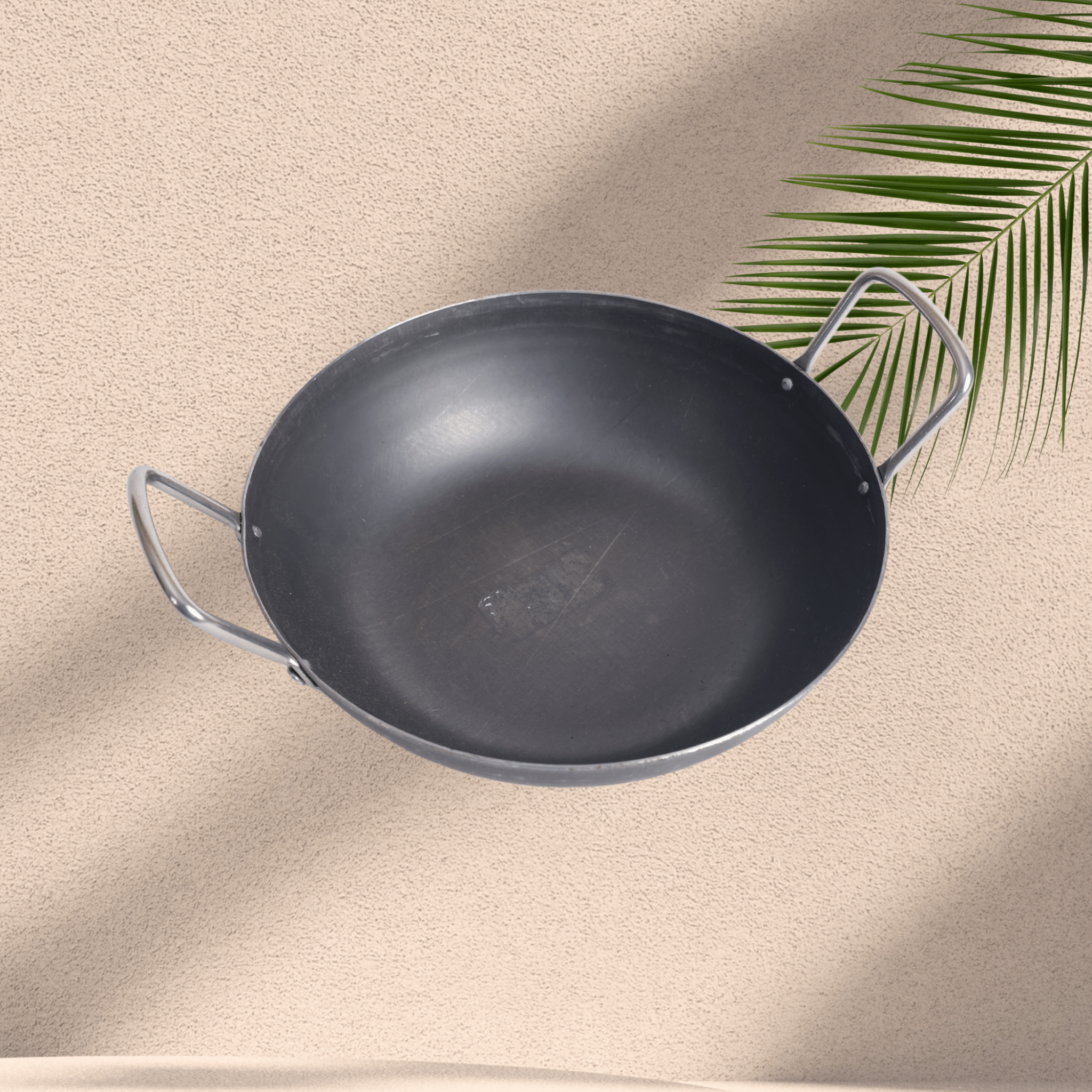 IRON 8 Inch Kadai - ECOBASKETINDIA