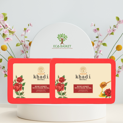 Herbal Rose Honey With Rose Petal Hand Made Soap
