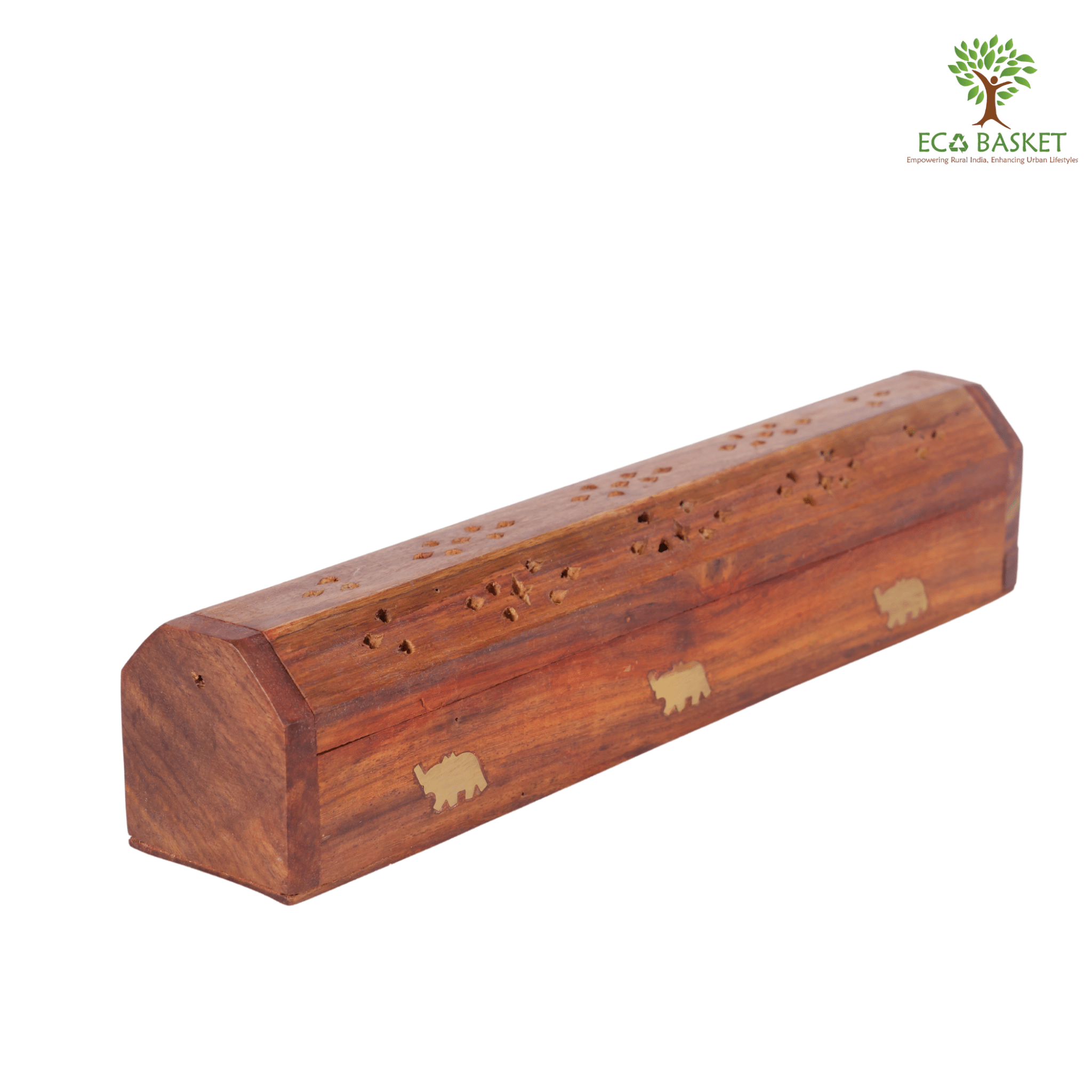 Wooden Agarbatti Box Big - ECOBASKETINDIA